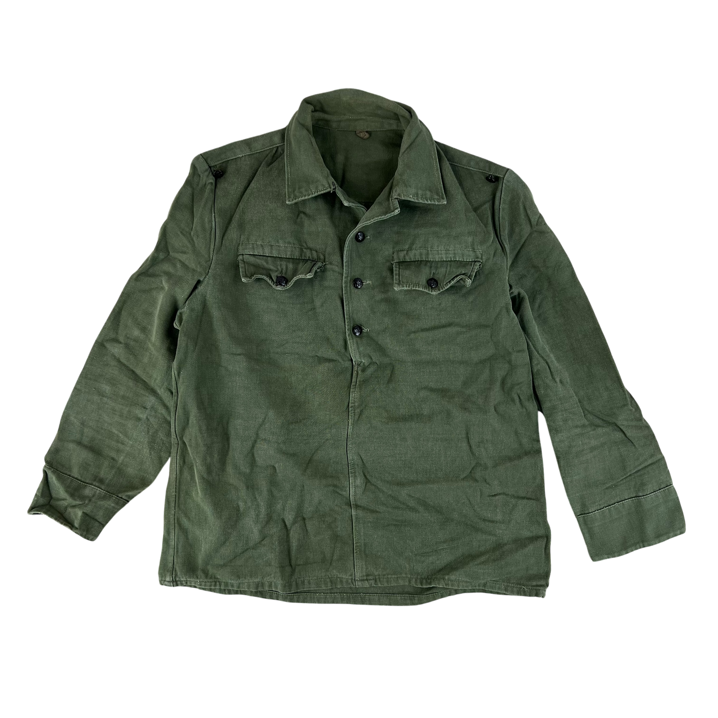 Bulgarian People's Army Olive Green Cossack Shirt - Medium