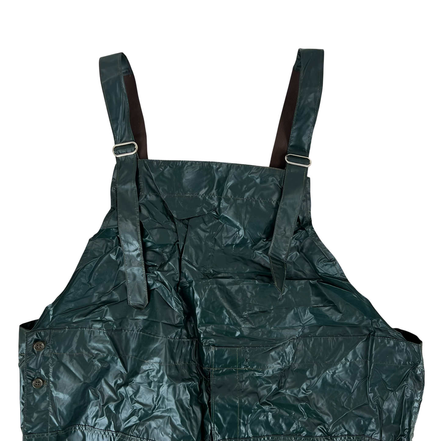 Czechoslovak Army Waterproof Bibbed Overalls - W50 L30