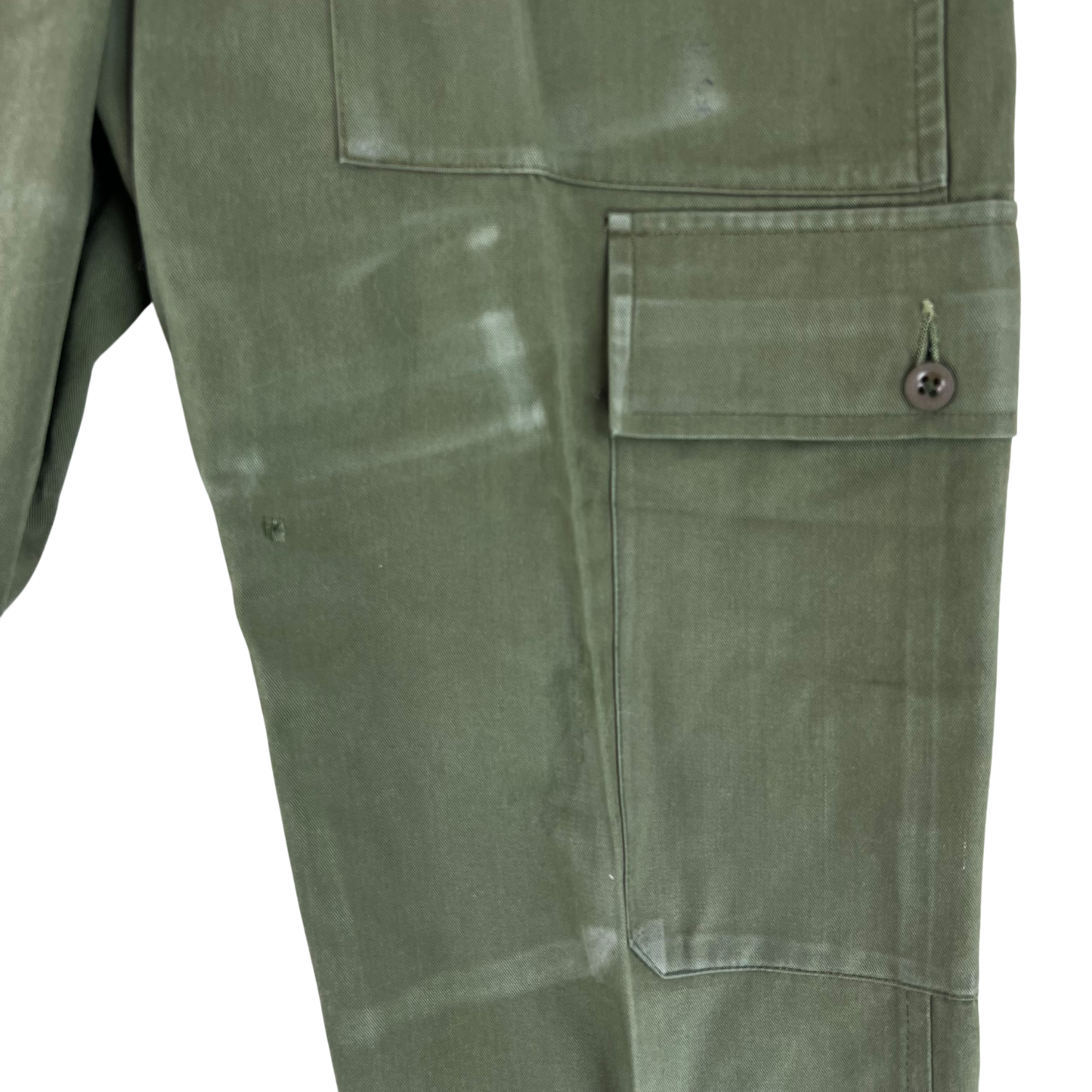 British Army Olive Green Fatigue Work Trousers - W30 L28.5