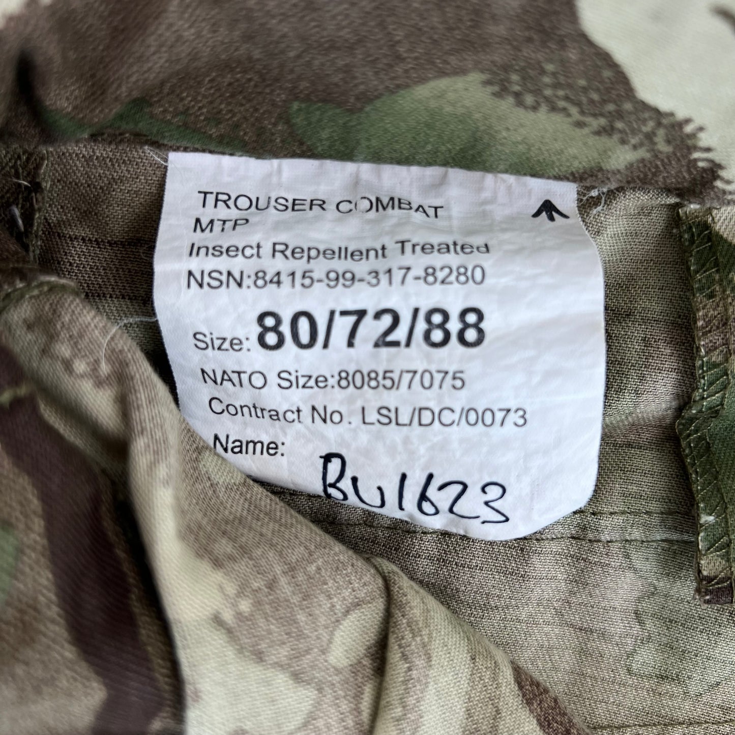 British Army MTP Camouflage Warm Weather Combat Trousers - W28 L31.5