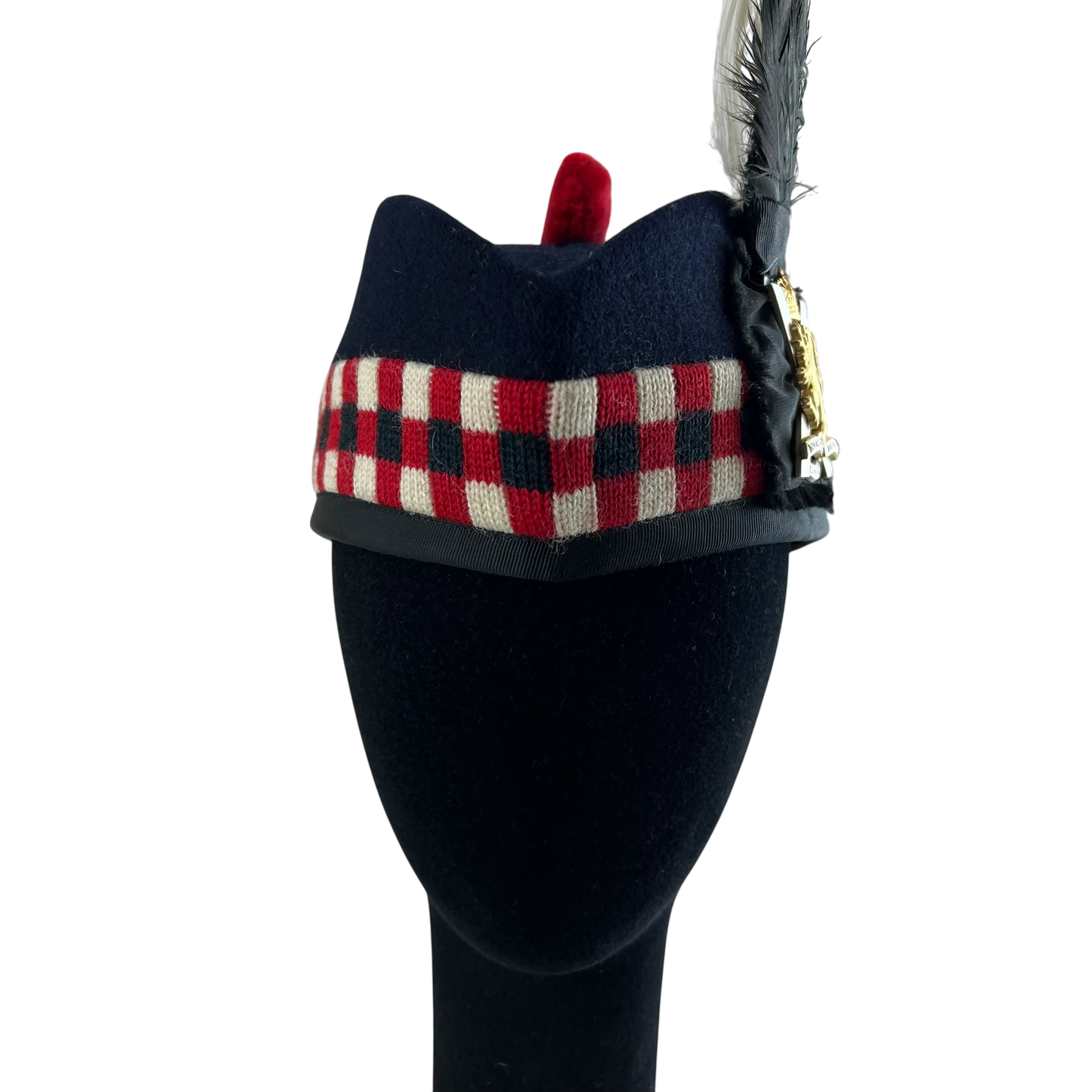 British Army Glengarry w/ Badge & Plume - Royal Regiment of Scotland - X Small 54cm