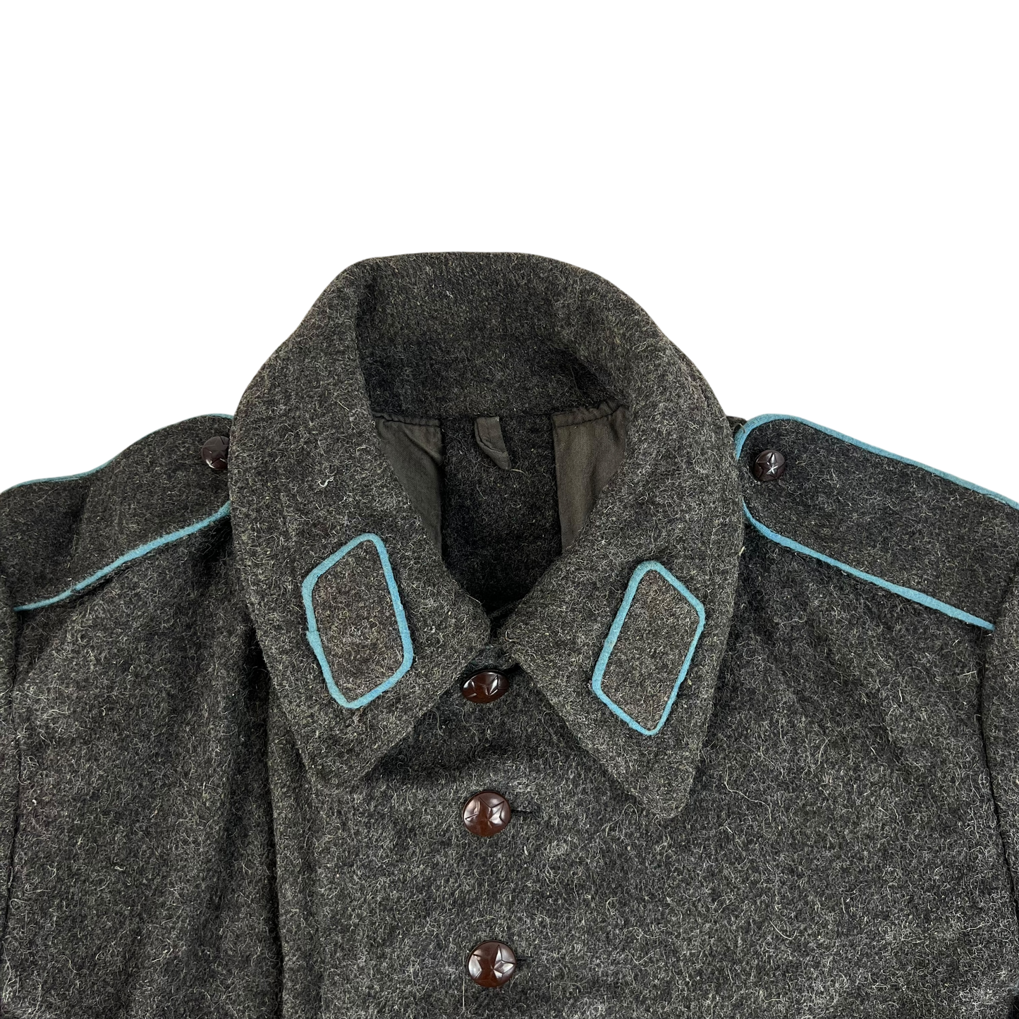 Bulgarian People's Army 50s Grey Wool Greatcoat - Large