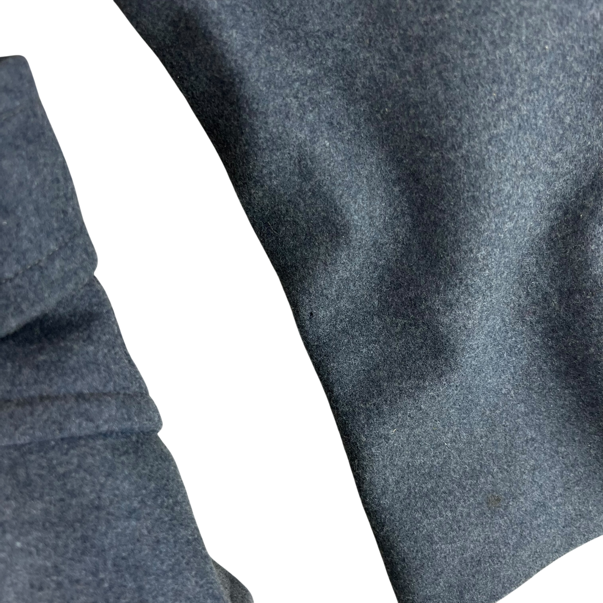 British RAF WW2 40's Officer's Blue Grey Wool Greatcoat w/ Belt - Medium Size 6
