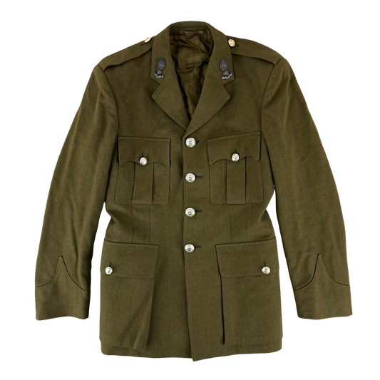British Army 1980 Pattern No. 2 Olive Green Dress Jacket - Royal Engineers - Medium