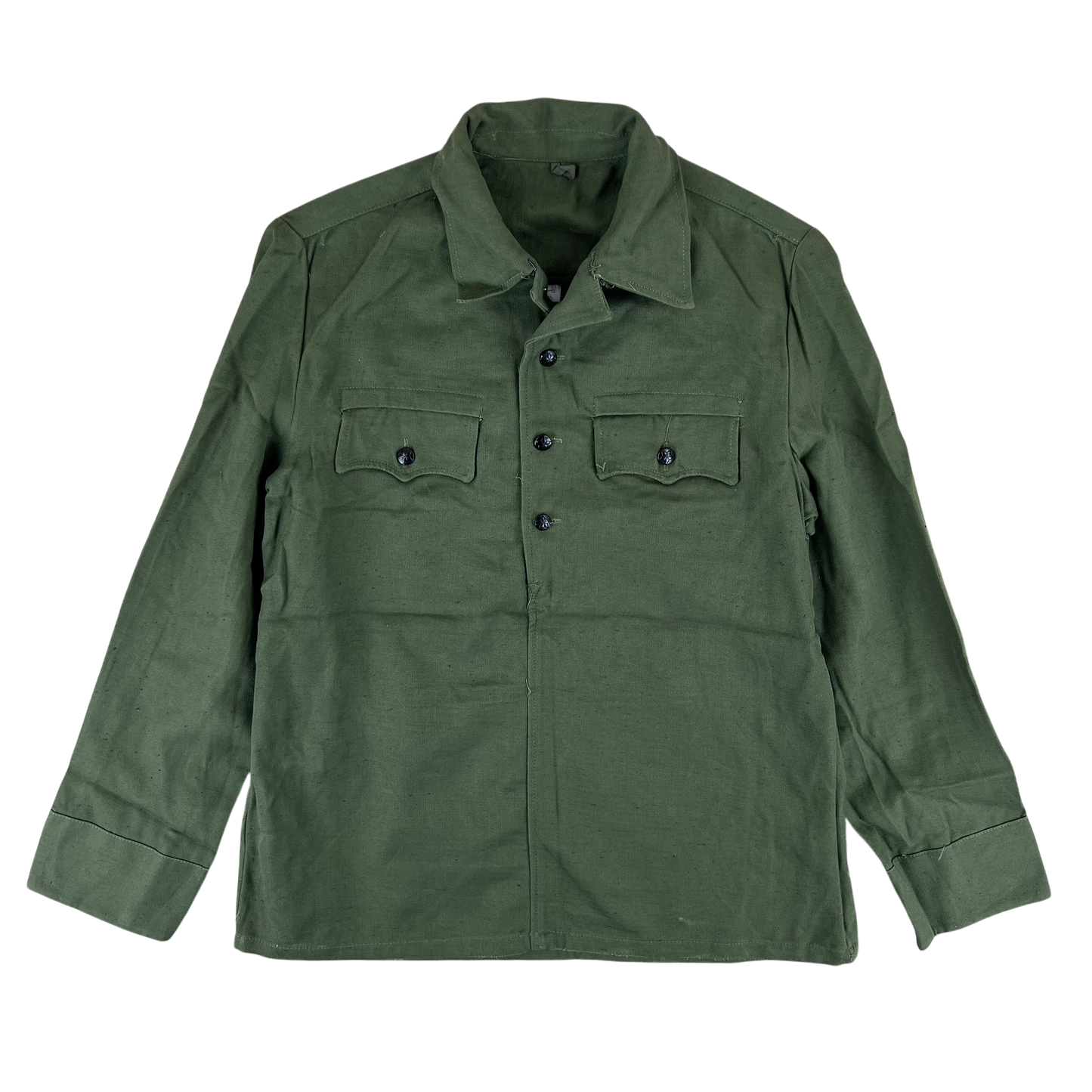 Bulgarian People's Army Cotton Olive Green Cossack Shirt - Medium