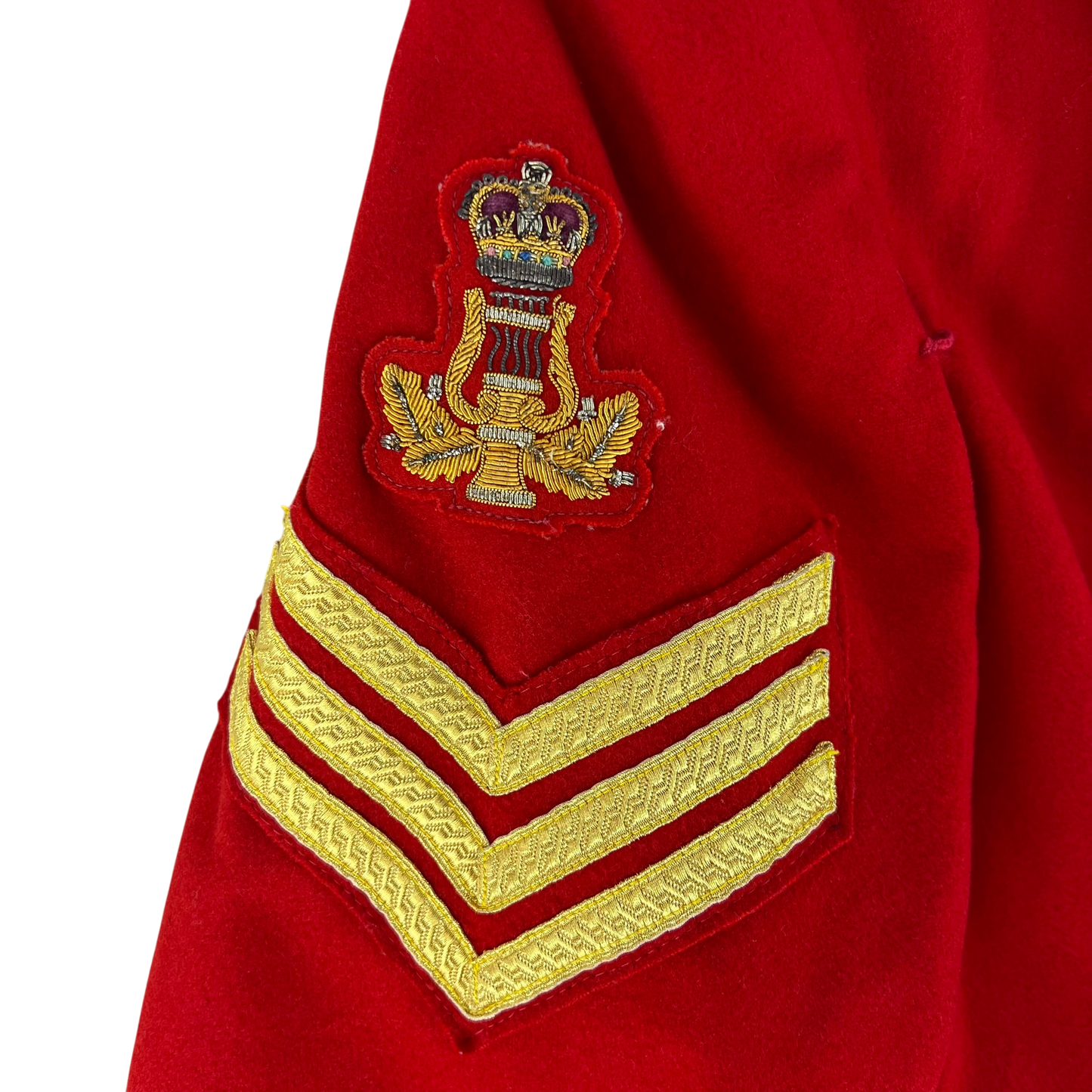 British Army Red Tunic Jacket - Queen's Division Minden Band - Small