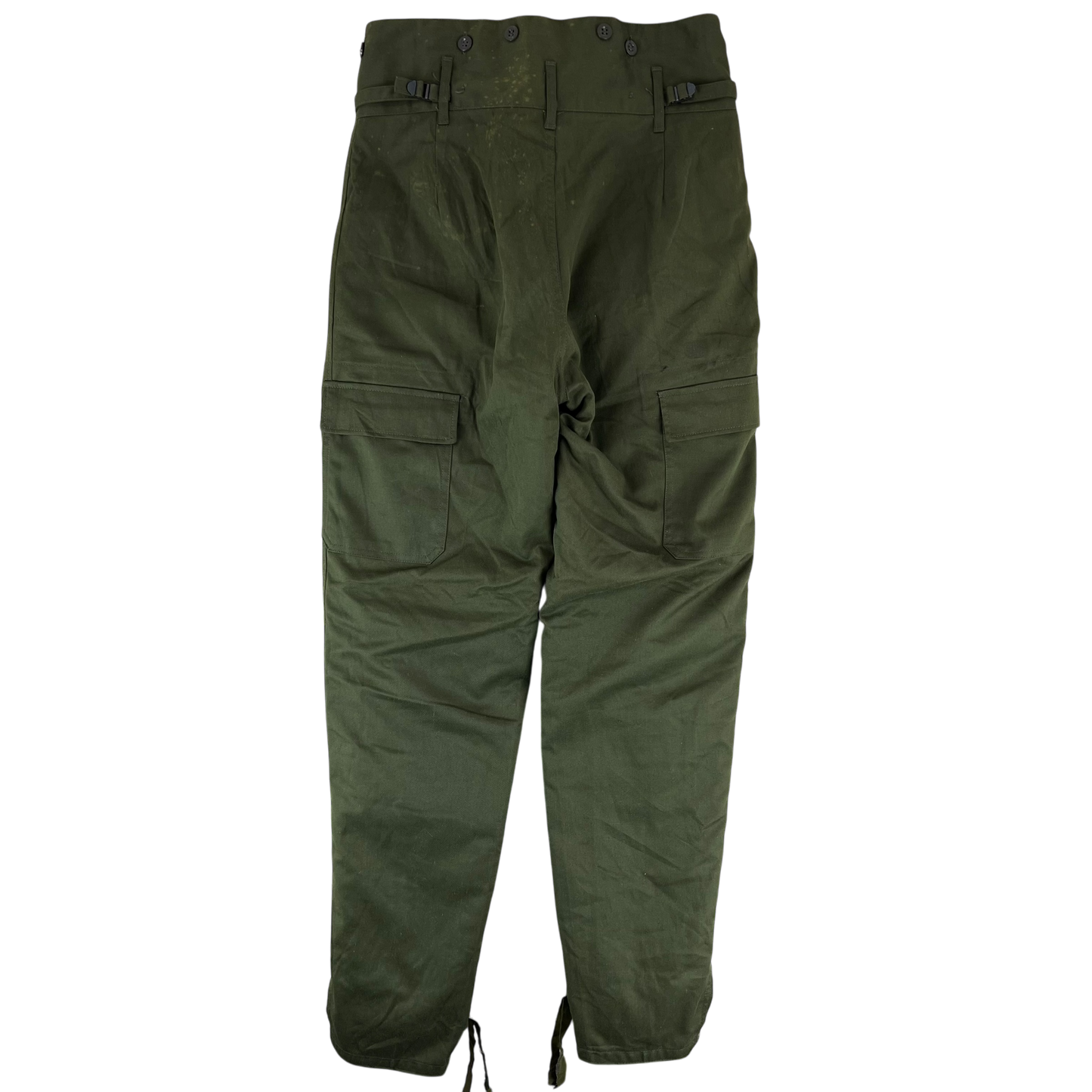 Czechoslovak Army M85 Olive Green Combat Trousers w/ Winter Liner - W33 L33