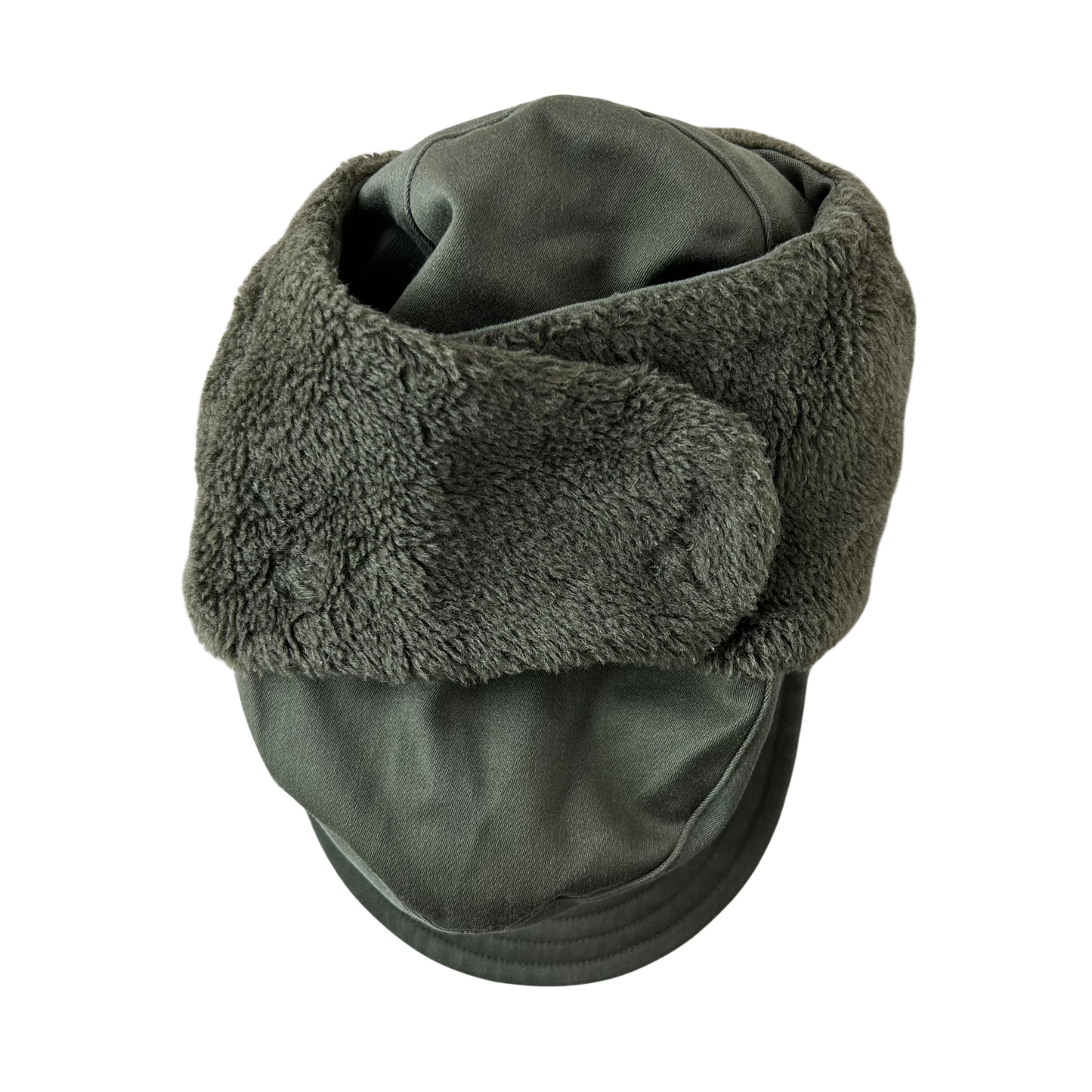 Austrian Army Olive Drab Cold Weather Trapper Cap - Medium 58cm