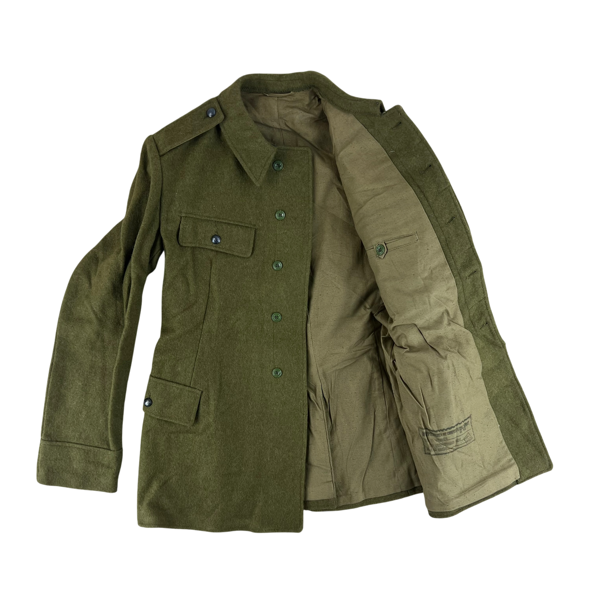 Romanian People's Army Khaki Field Jacket - Medium
