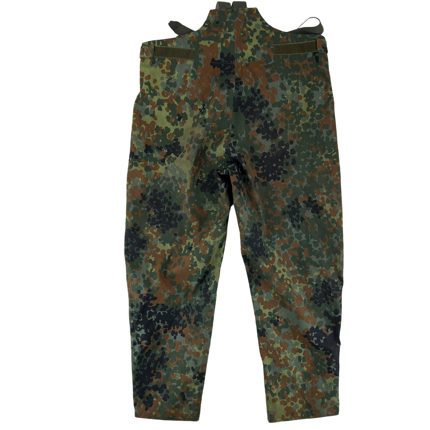 German Army Flecktarn Camo Waterproof Overalls / Overtrousers - W43 L30.5