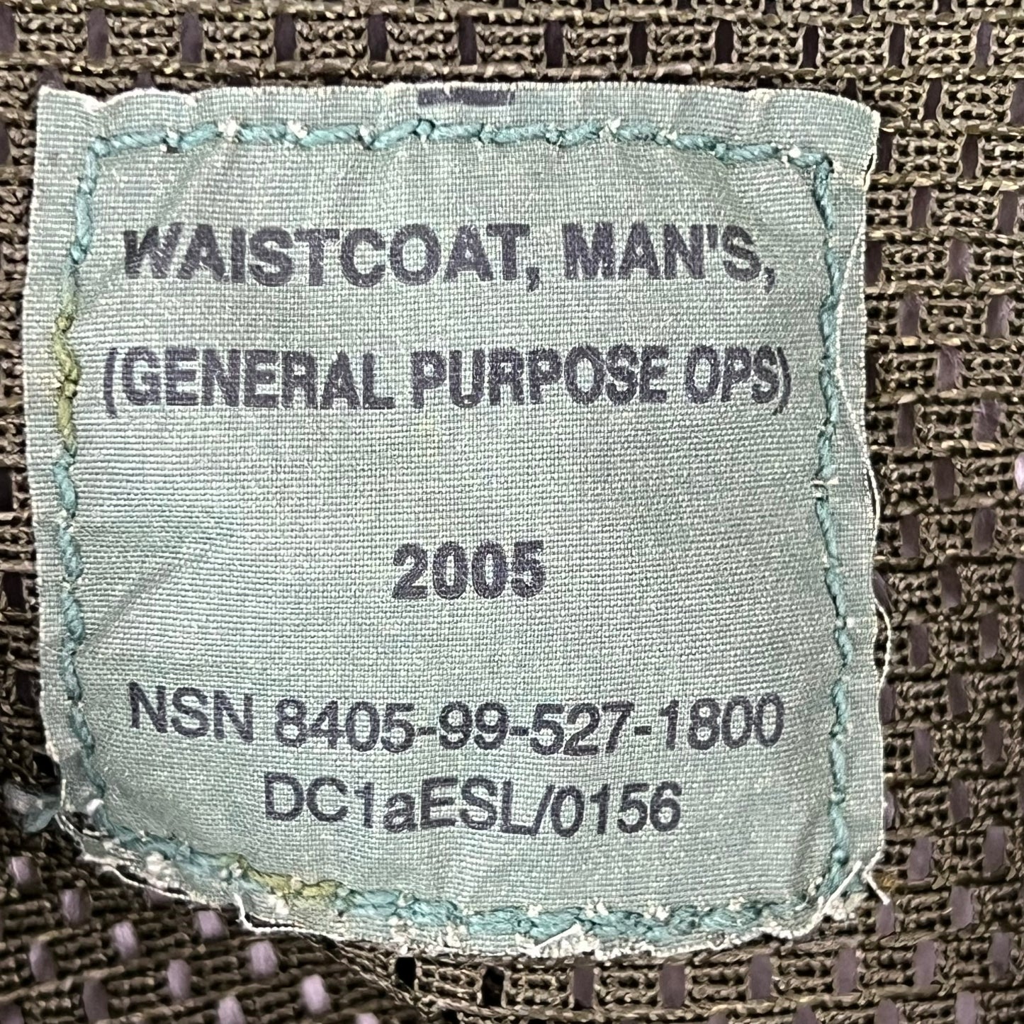 British Army Waistcoat Tactical Vest DPM Camouflage GP OPS