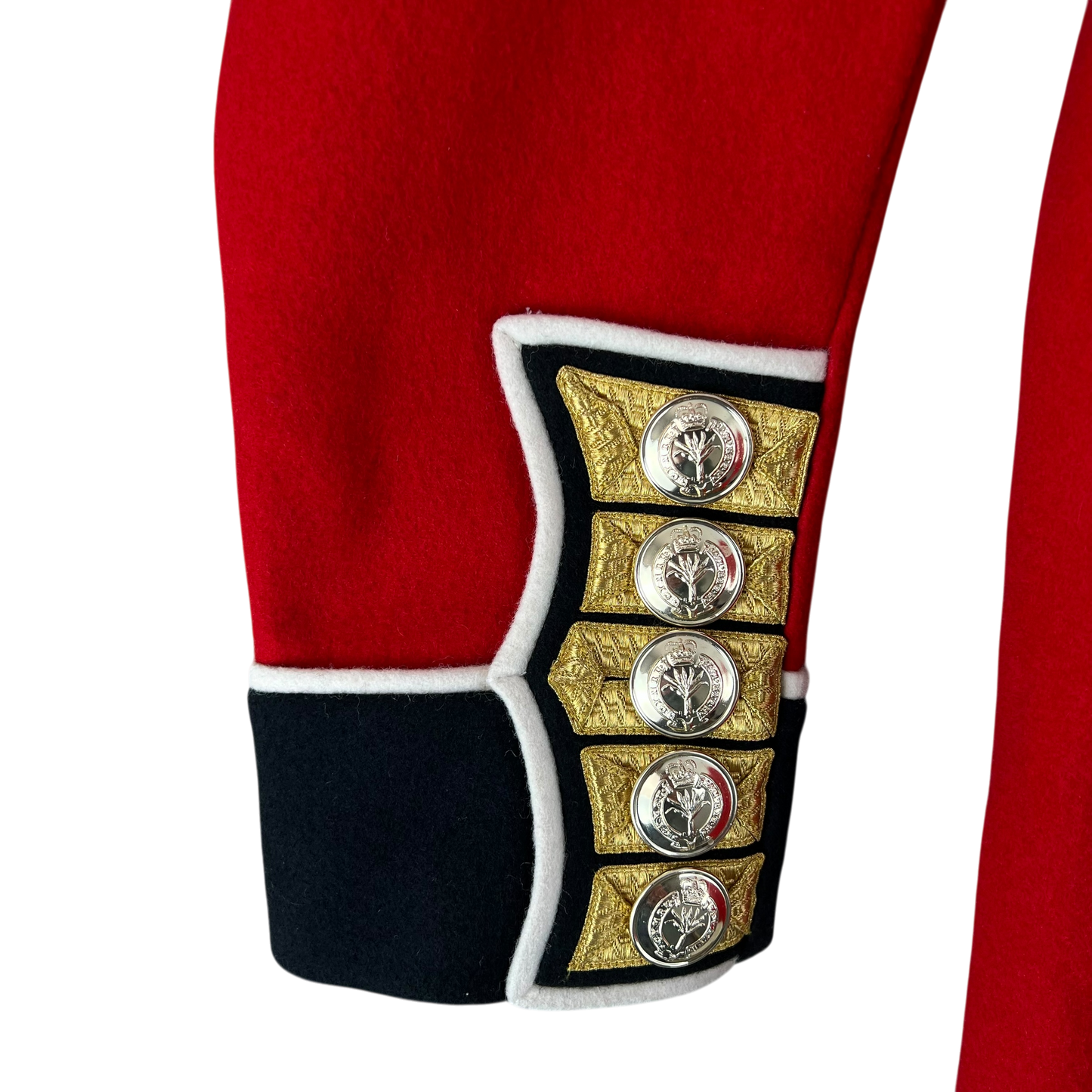 British Army CQMS & Sergeants Bandsman's Tunic Jacket w/ Wings - Welsh Guards - X Small