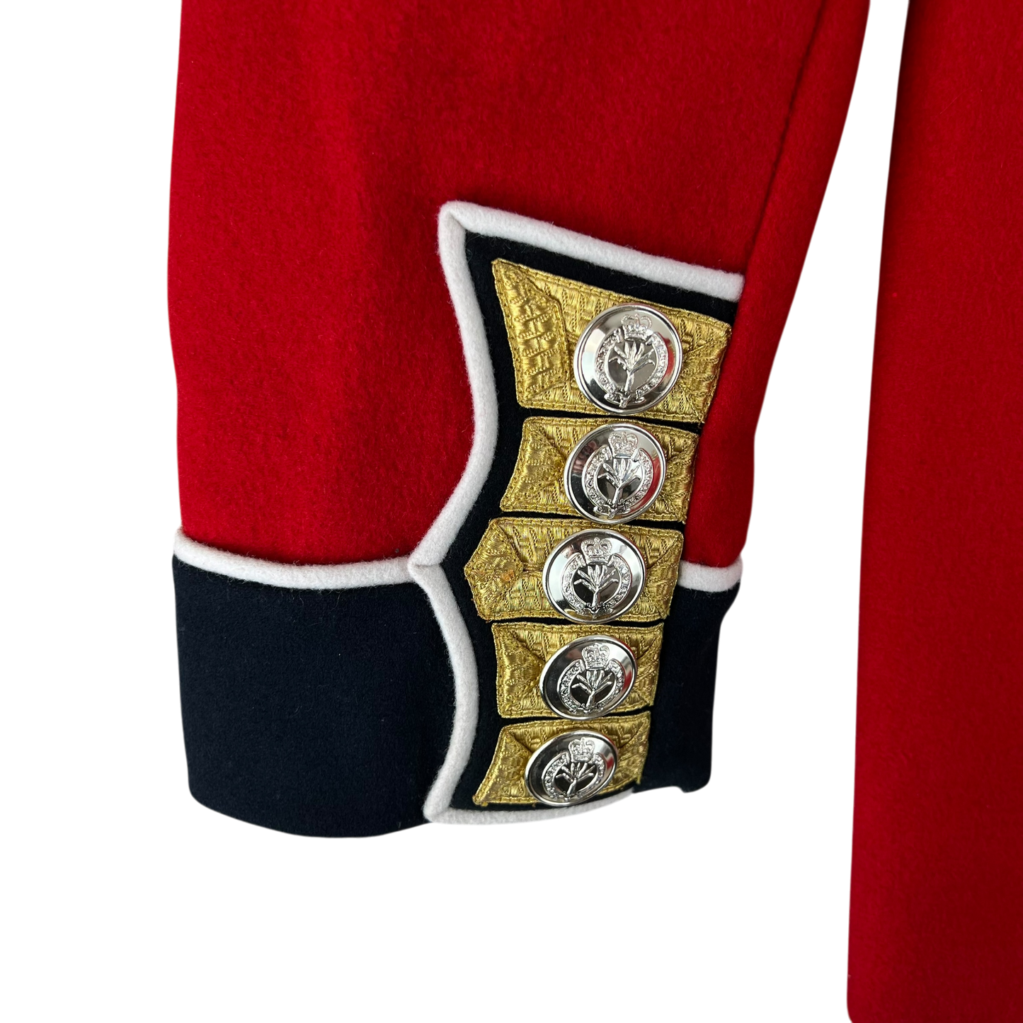 British Army CQMS & Sergeants Bandsman's Tunic Jacket w/ Wings - Welsh Guards - Medium