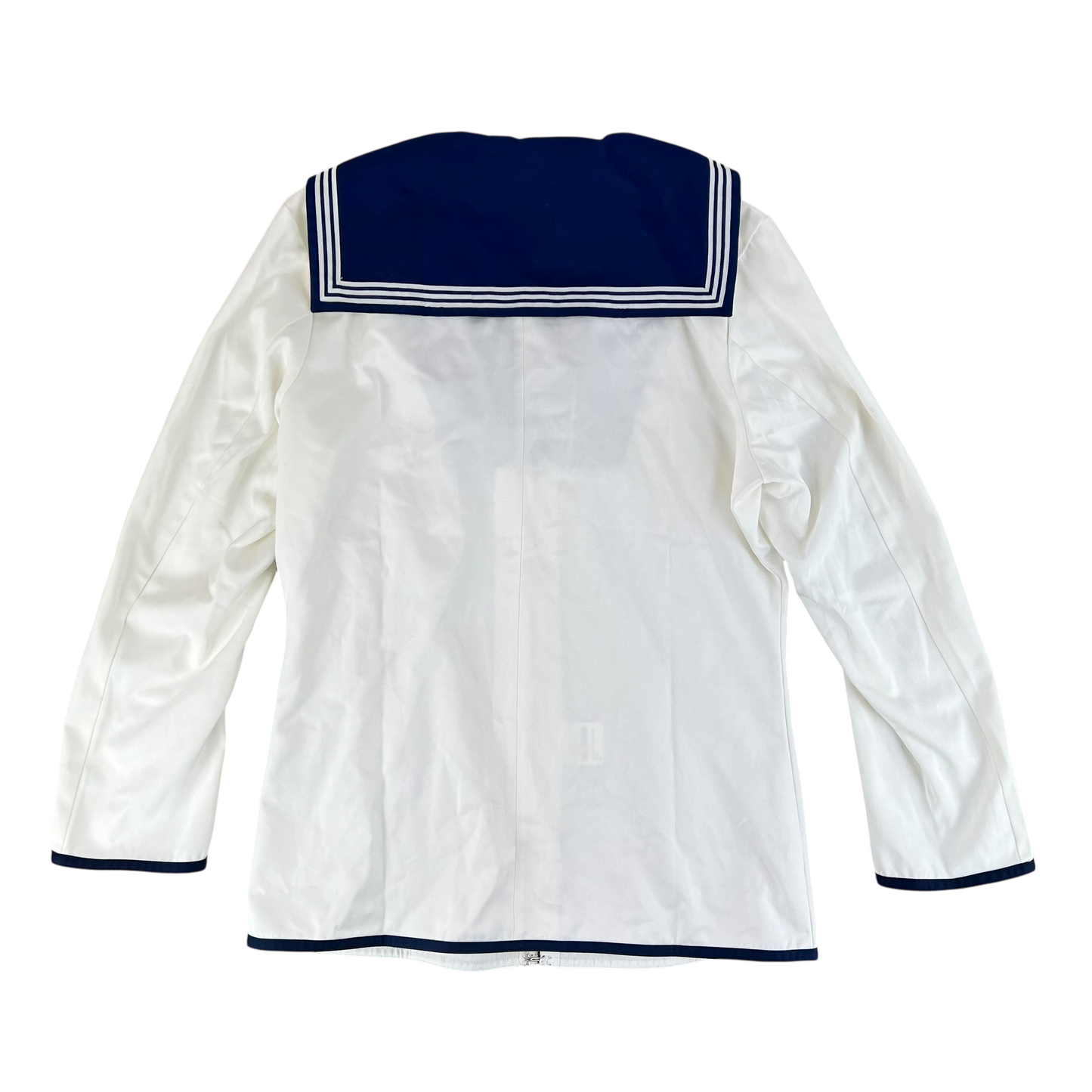 British Royal Navy Class II White Jumper Sailor's Top - Large 182/104