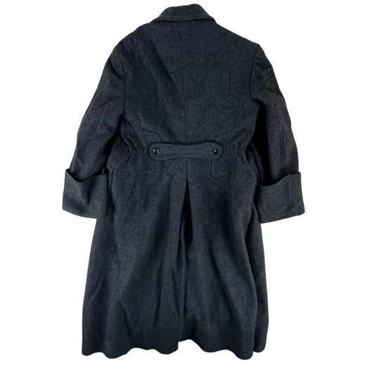 Bulgarian People's Army Grey Wool Greatcoat w Badges - Large