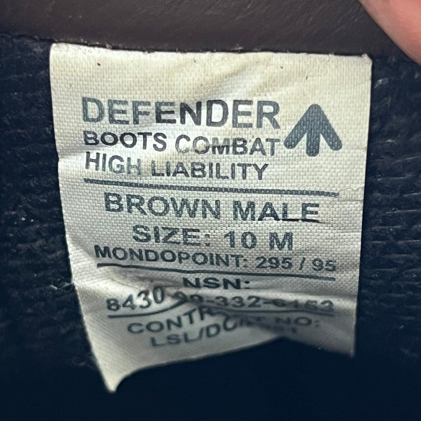 British Army Altberg Defender Brown Combat Boots - Size 10M