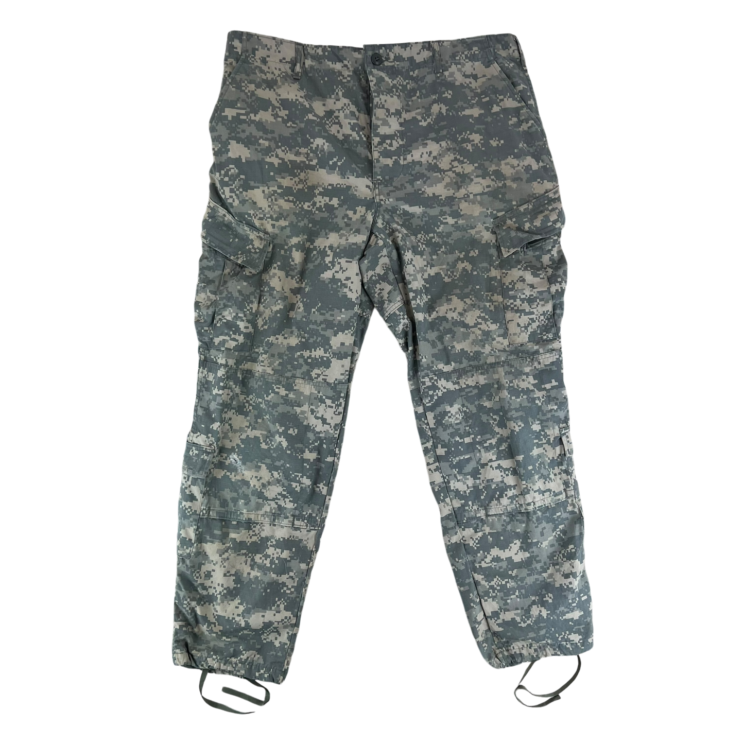 US Army UCP Pixel Camo ACU BDU Ripstop Combat Trousers - W40 L32