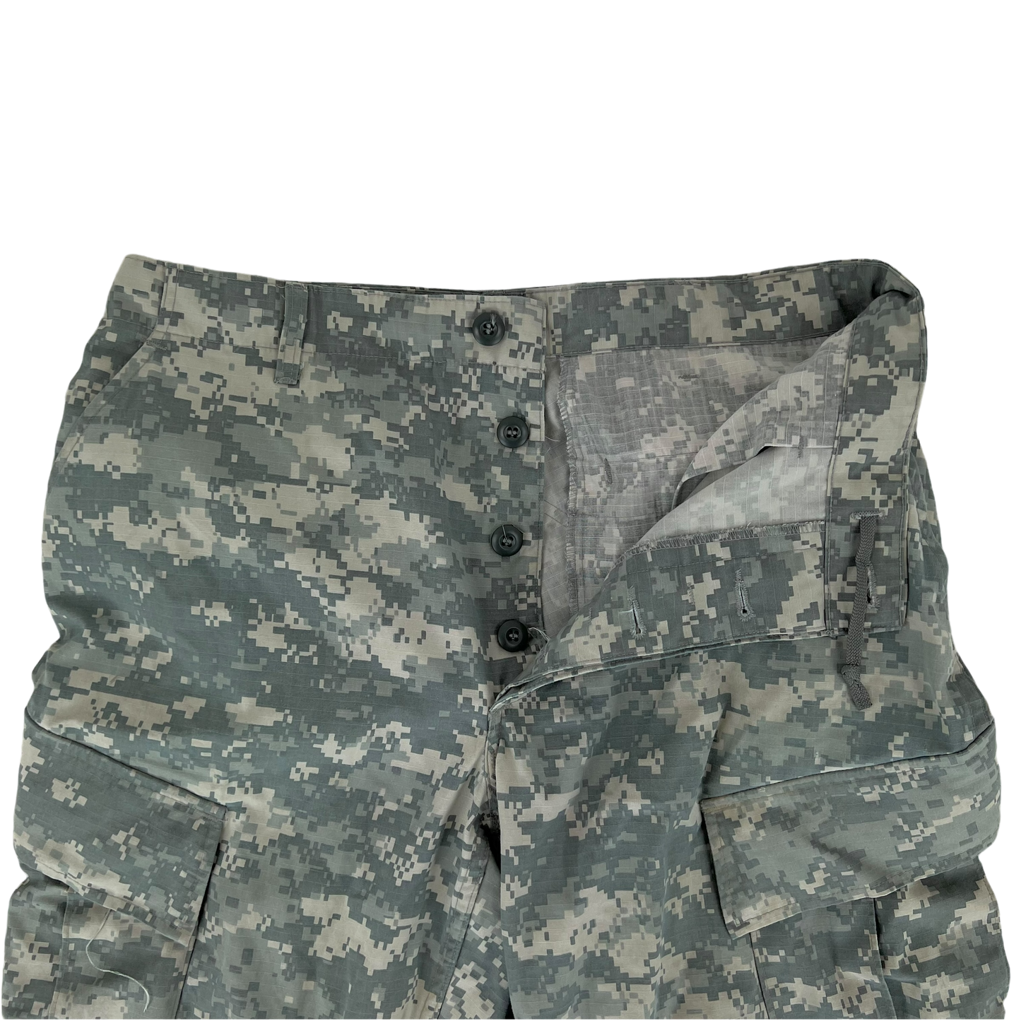 US Army UCP Pixel Camo ACU BDU Ripstop Combat Trousers - W36 L33