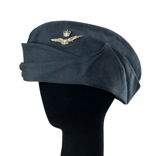 British RAF Officer's Forage Side Cap - Medium