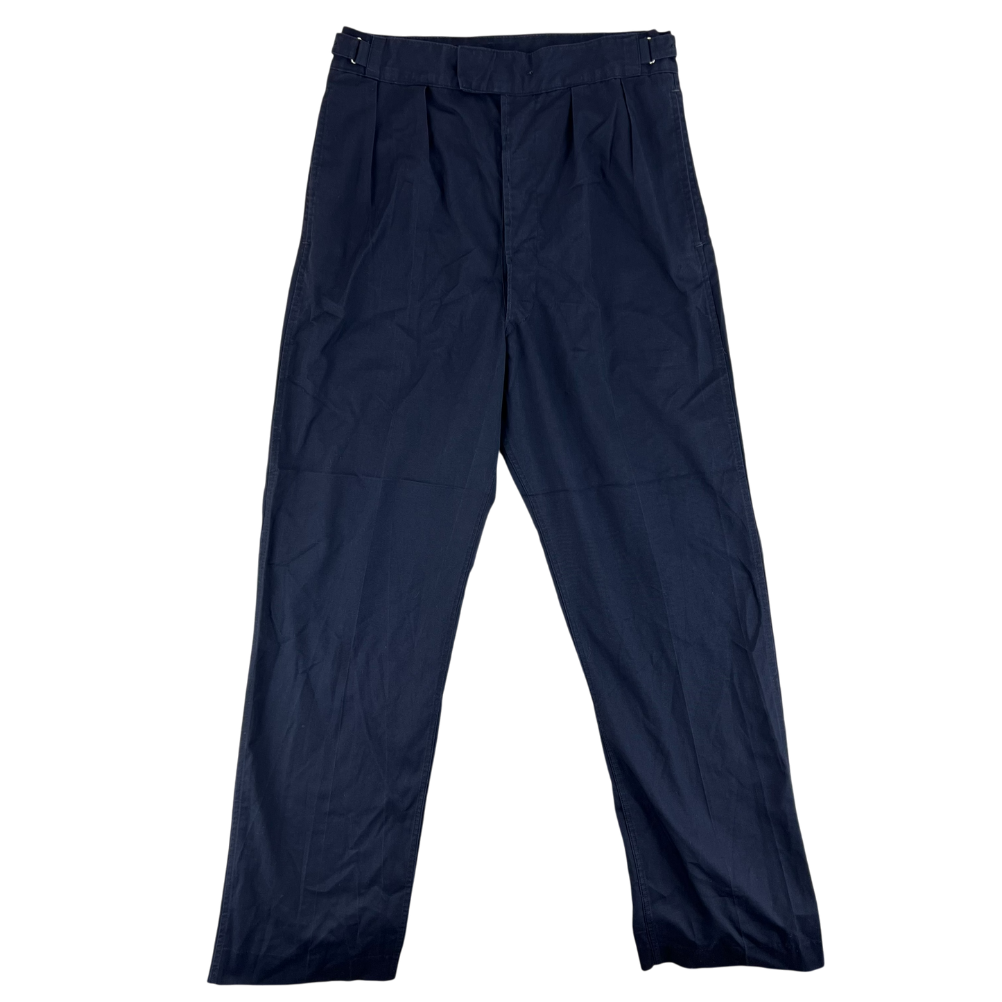 British Royal Navy Poly-Cotton Working Dress Trousers - W32 L32.5