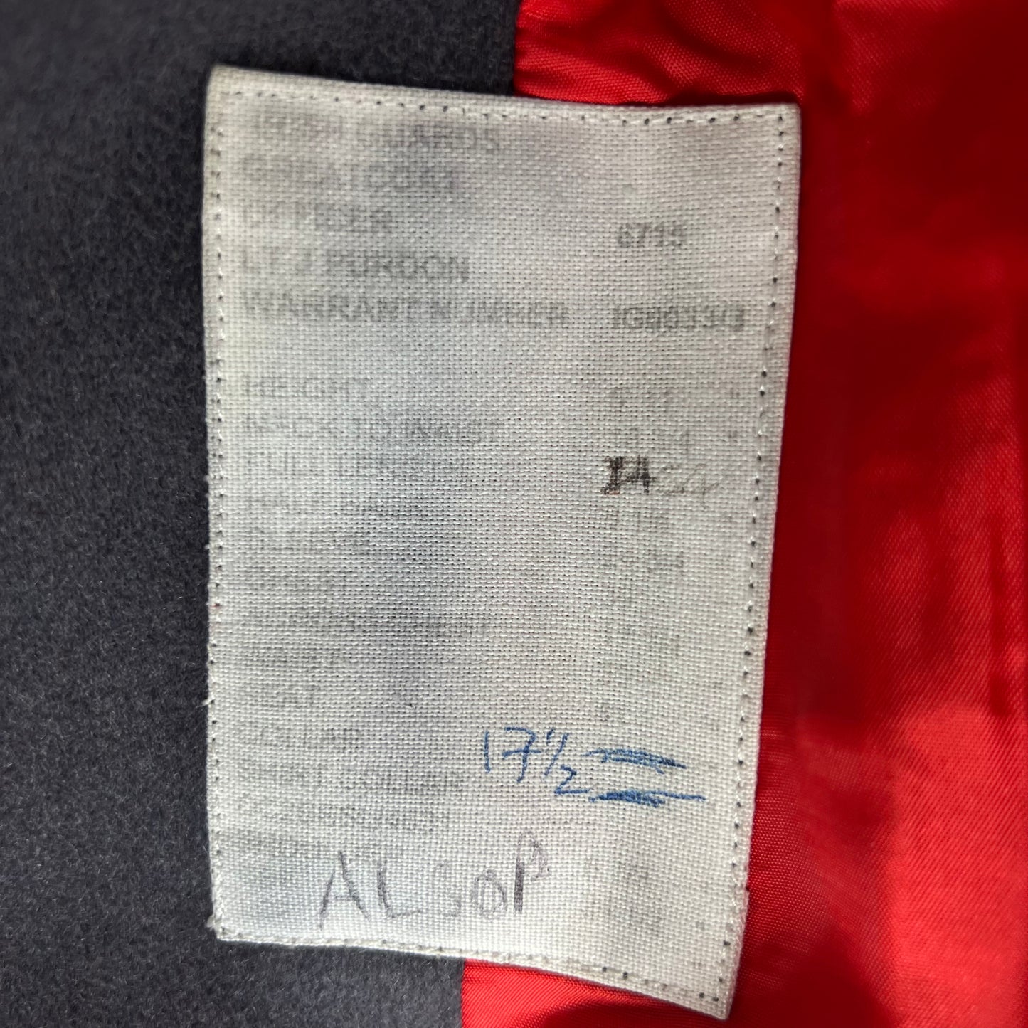 British Army Officer's Double Breasted Wool Greatcoat - Welsh Guards - Medium