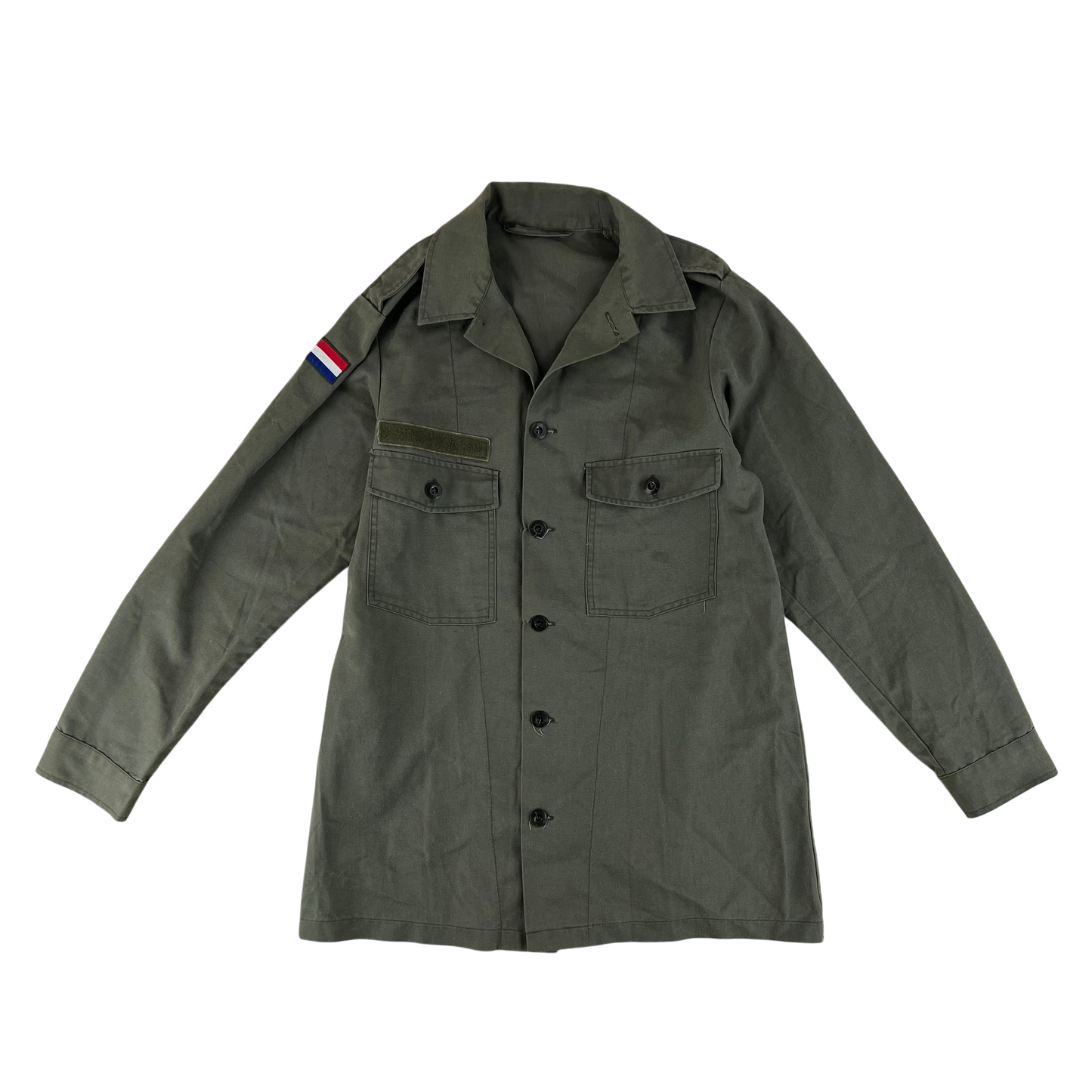 Dutch Air Force Field Shirt Jacket Grey Long Sleeve - Medium