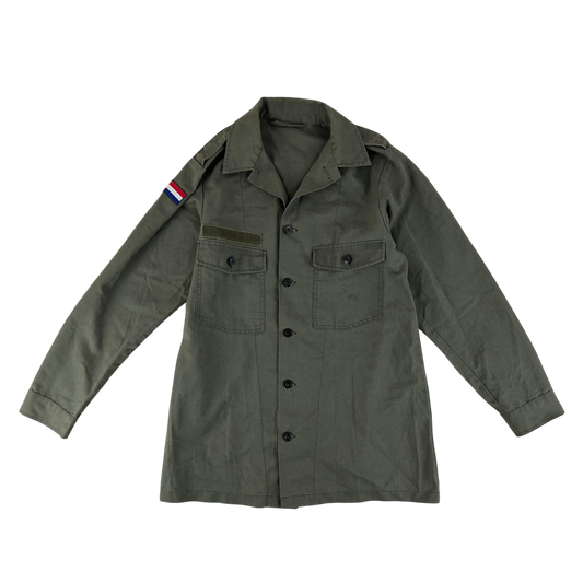 Dutch Air Force Field Shirt Jacket Grey Long Sleeve - Medium