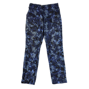 Romanian Navy M2017 Blue Camouflage Ripstop Trousers - W30 L31.5