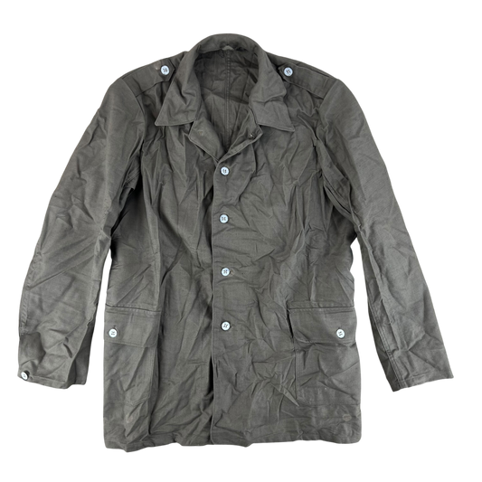 Swedish Army M40 "Grötrock" Brown Work Jacket - Large