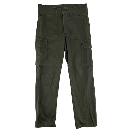Austrian Army Olive Green Fatigue Trousers - W35 L32