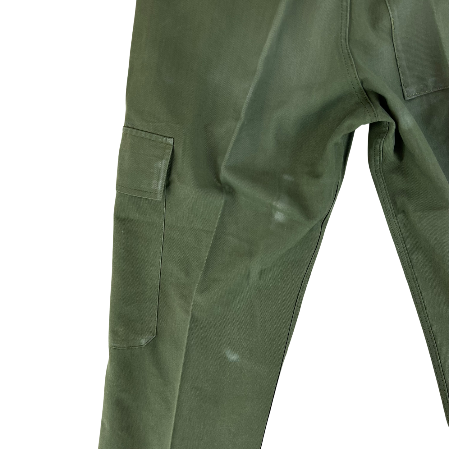 British Army Olive Green Fatigue Work Trousers - W30 L28.5