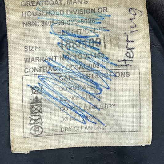 British Army Footguards Wool Greatcoat - Medium