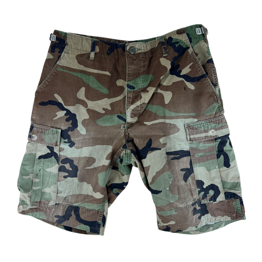 US Army M81 Woodland Camouflage Shorts - W34