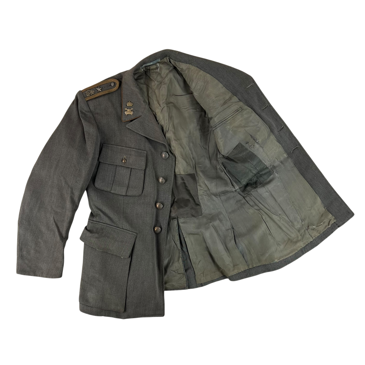 Swedish Army 50s Officer's Dress Jacket - Medium