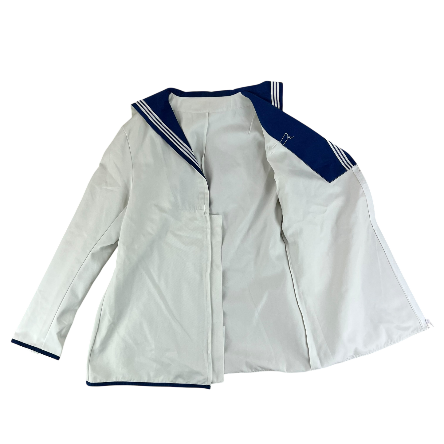 British Royal Navy Class II White Jumper Sailor's Top - X Large 188/124