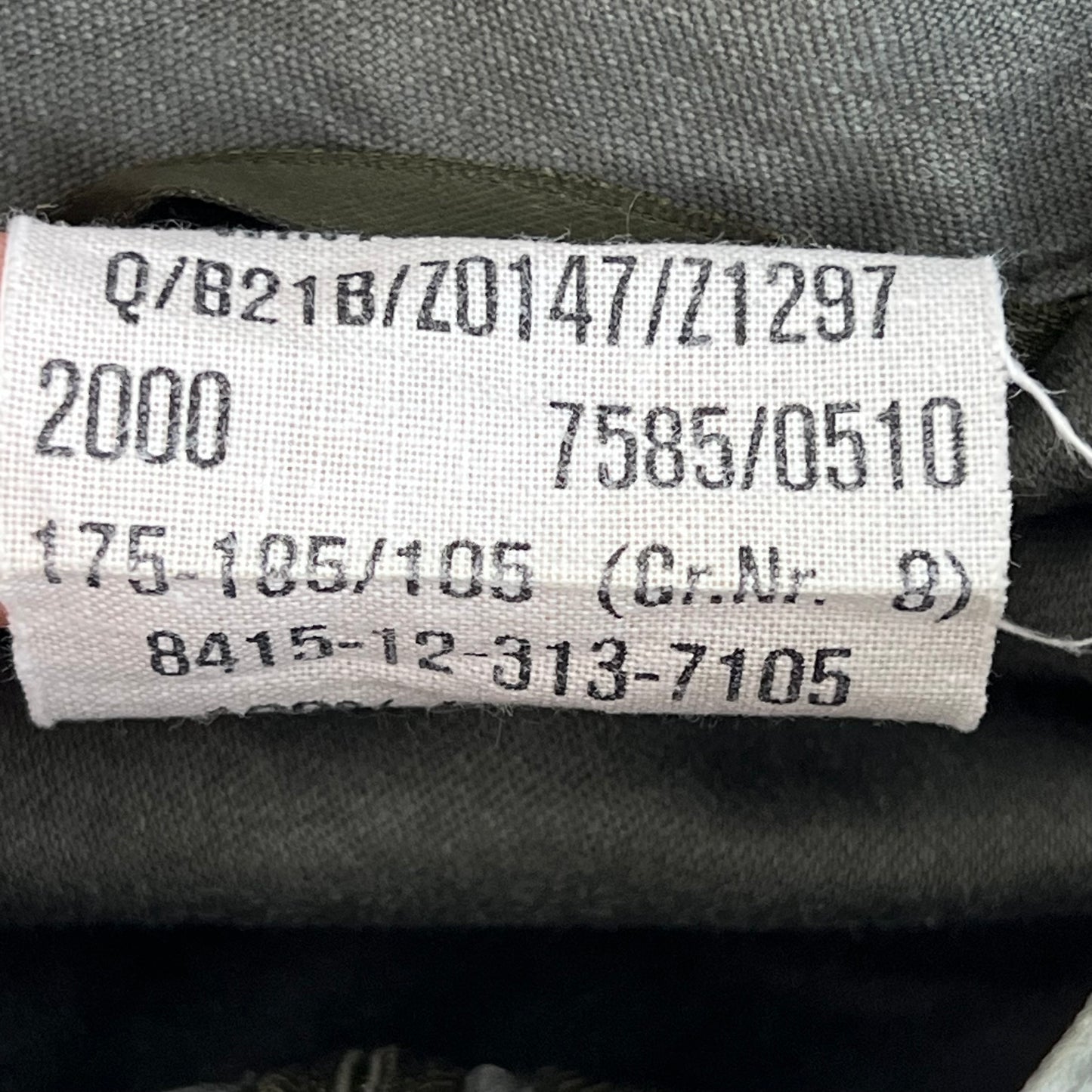 German Army Olive "Tanker" Coveralls - Large GrNr 8