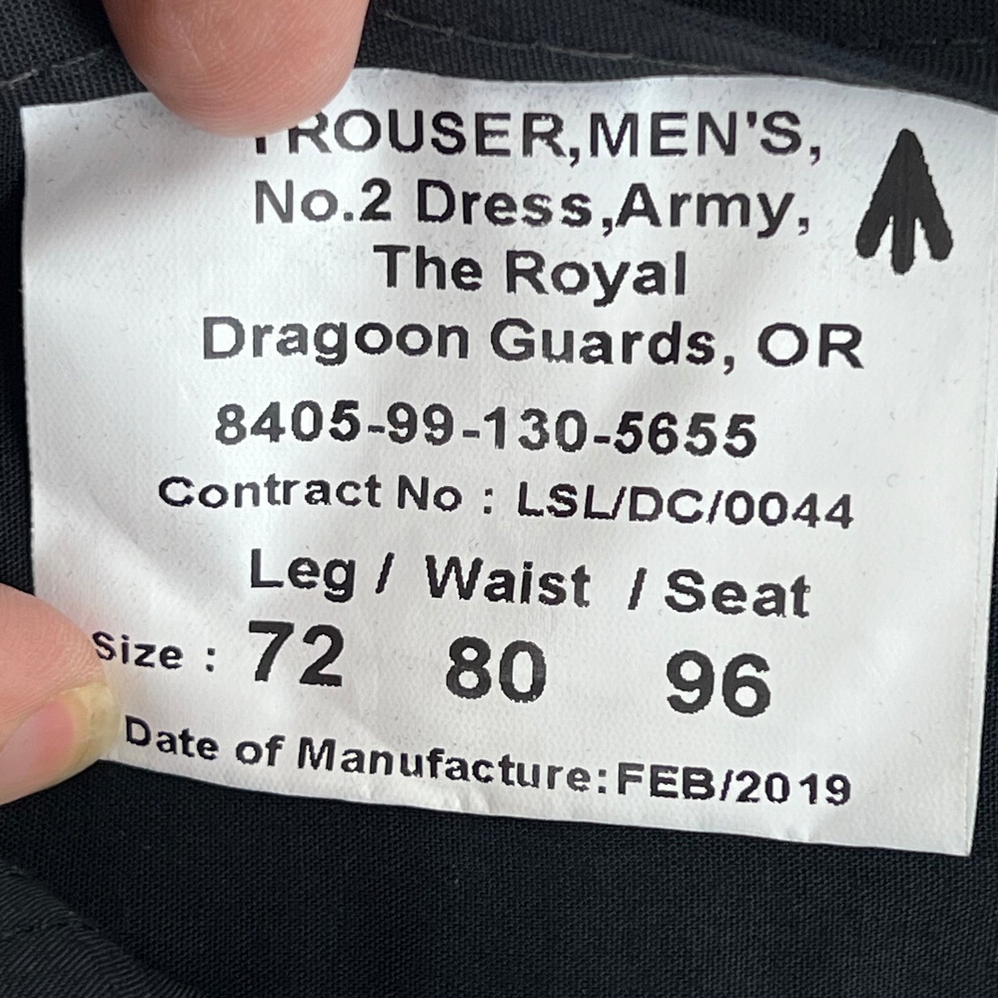 British Army Royal Dragoon Guards No. 2 Dress Trousers - W31 L28.5