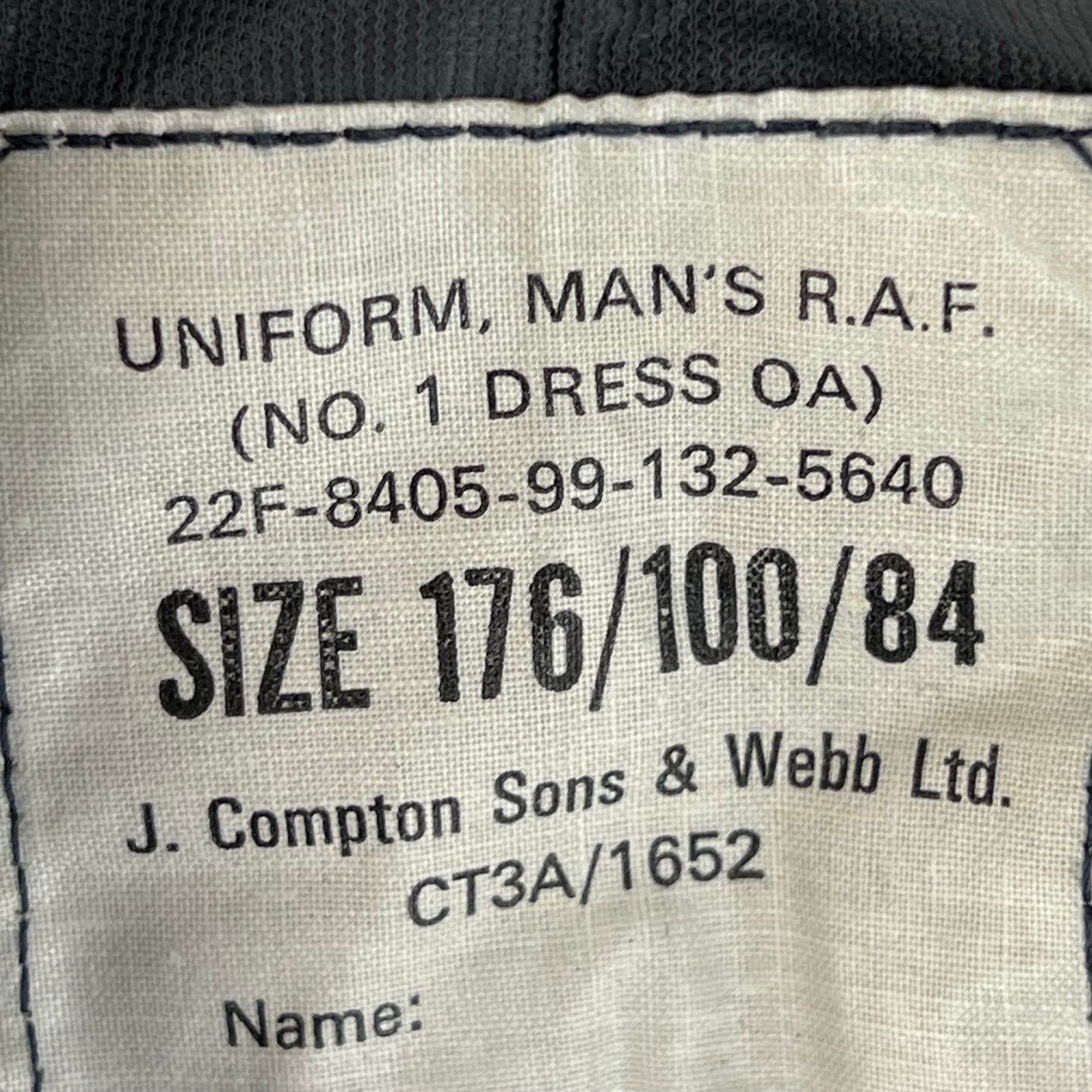 British Royal Air Force No. 1 Dress Jacket - Medium 176/100