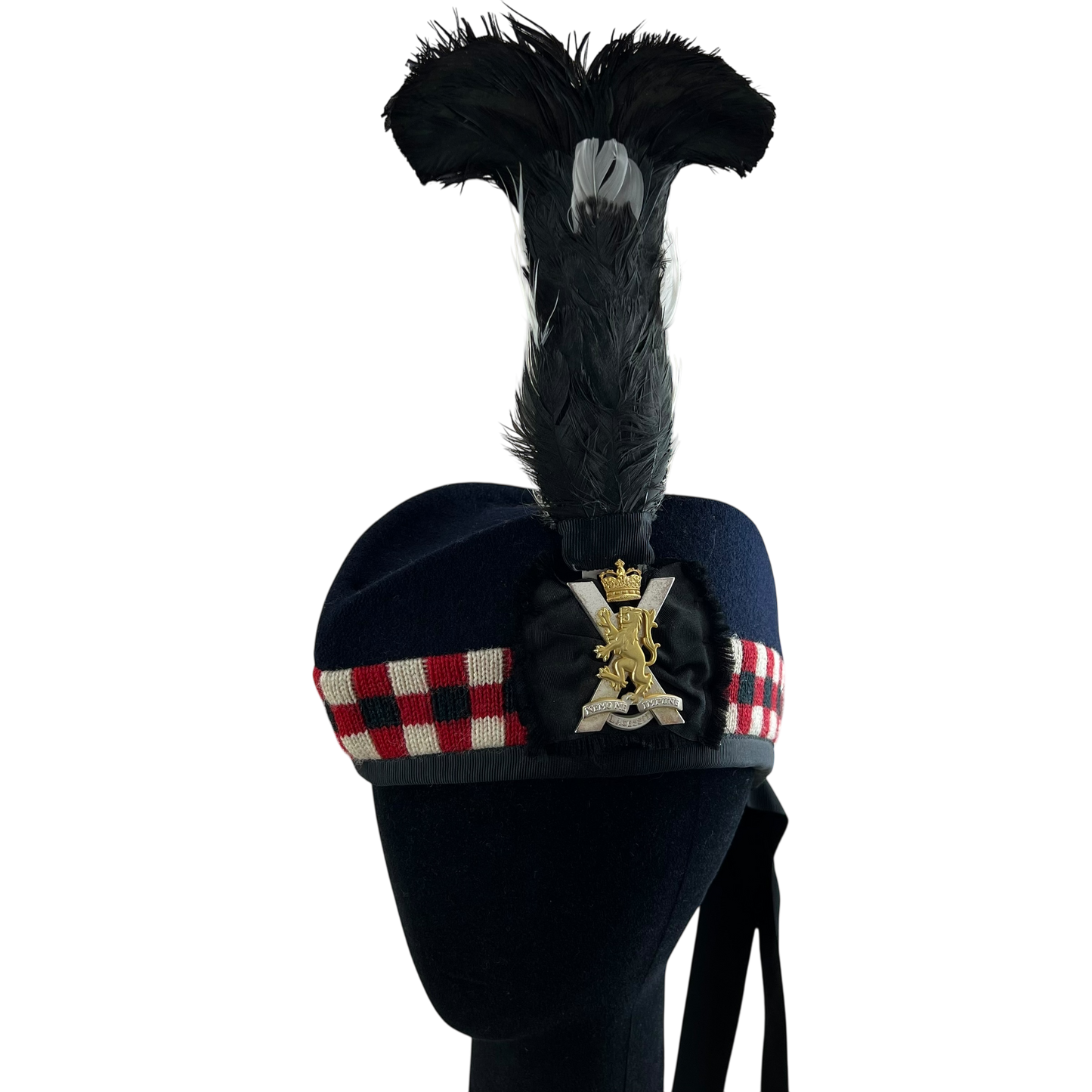 British Army Glengarry w/ Badge & Plume - Royal Regiment of Scotland - X Small 54cm