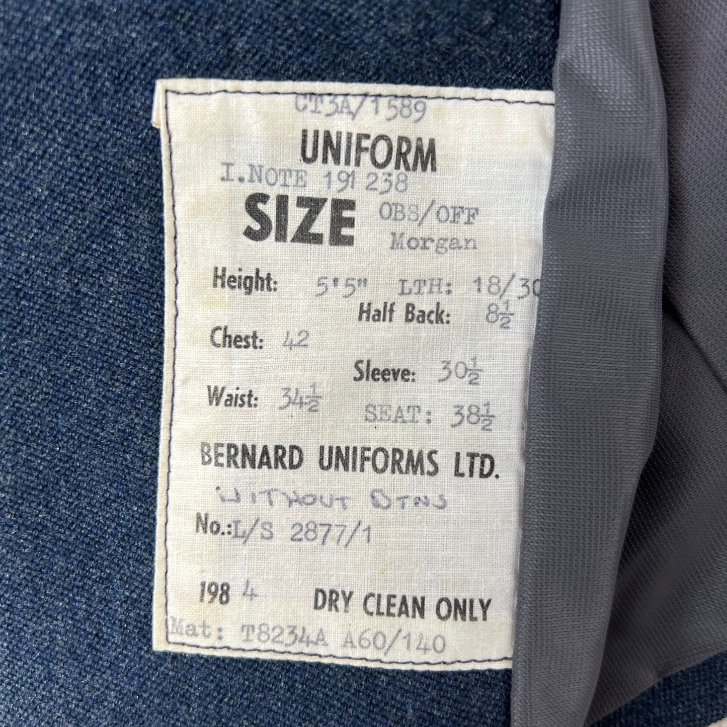 British Air Force RAF No. 1 Dress Jacket - ROC - Medium