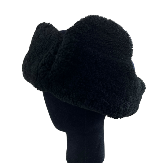 Finnish Air Force Faux Fur Ushanka Hat - Medium