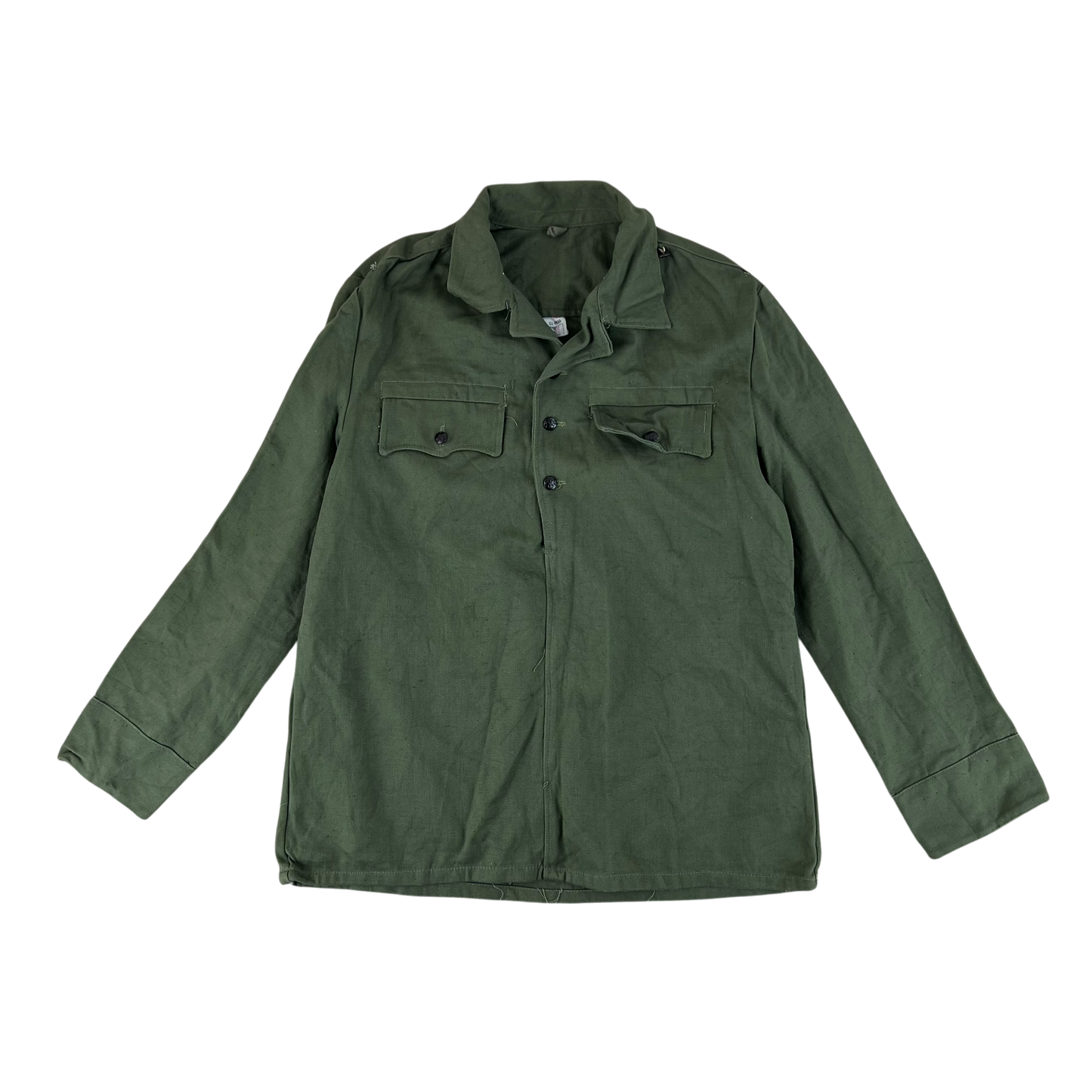 Bulgarian People's Army Olive Green Cossack Shirt - Large