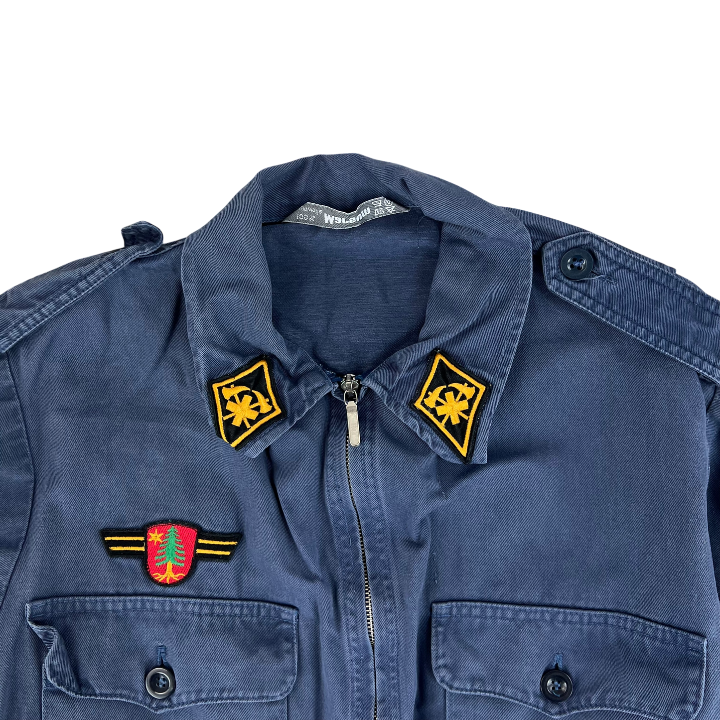 Swiss Army Blue Fire Department Coveralls - Small