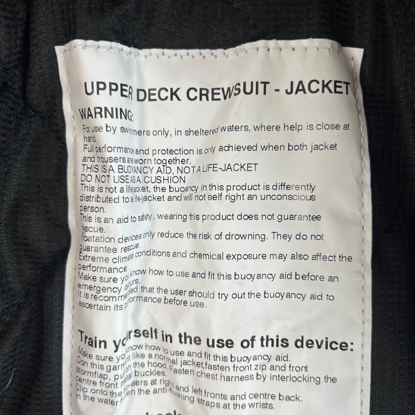 British Royal Navy Blue Upper Deck Jacket - X Large