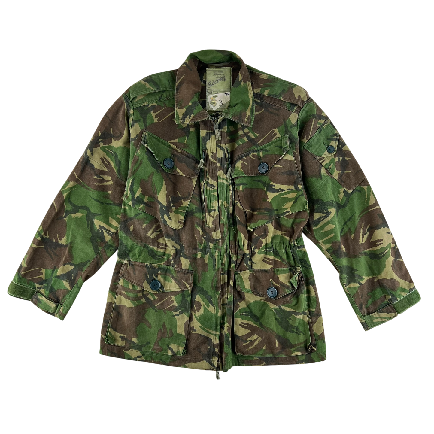 British Army 84 Pattern Woodland DPM Camo Combat Smock - Large 170/104