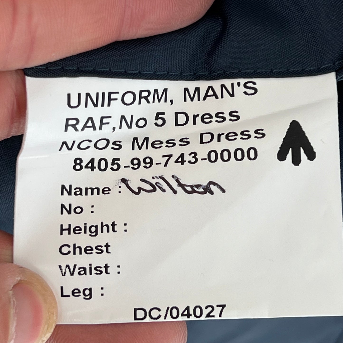 British RAF No. 5 NCO Mess Dress Jacket - Large
