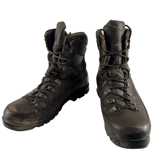 British Army Iturri Brown Cold Wet Weather Combat Boots - Size 12 L