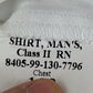 British Royal Navy Class II White Middy Shirt