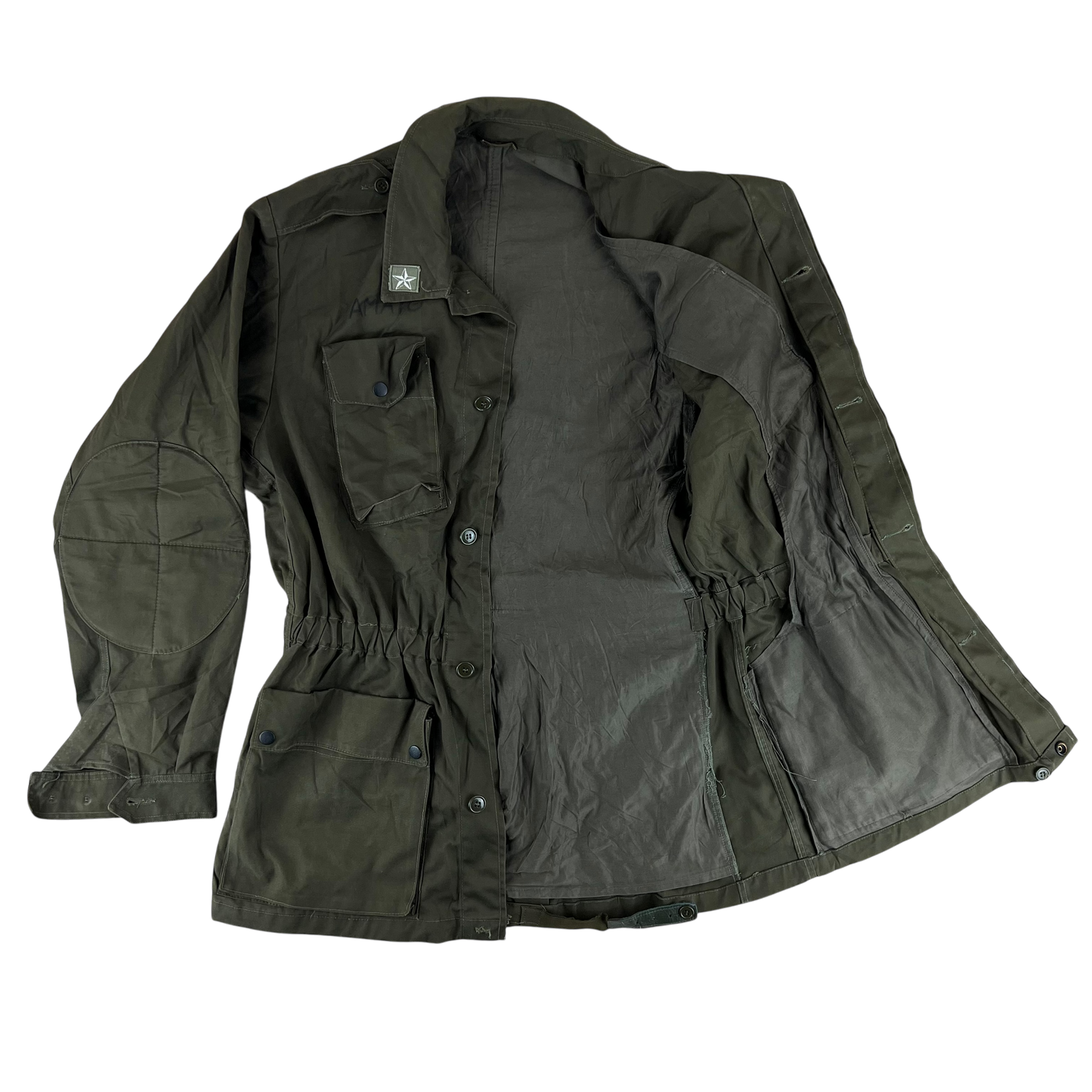 Italian Army Olive Drab Roma 75 Safari Jacket -