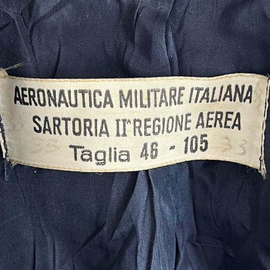 Italian Navy Air Corps 1970s Junior Officer's Greatcoat - Medium